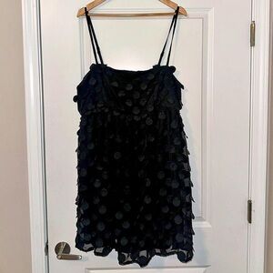 Forever 21 Black Polka Dot Dress 2X
